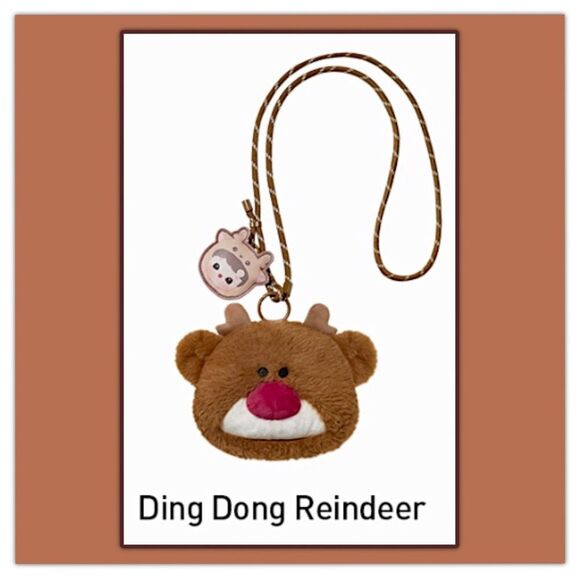 Pop Mart HaciPupu Snuggle With You Plush Bag - Ding Dong Reindeer - Picture 16 of 16